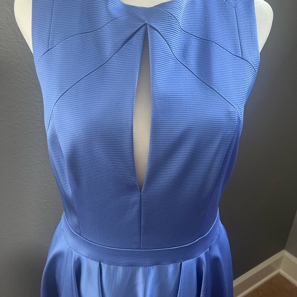 NWT Zac Posen Rosalie Cut Out Dress Blue 8 - Picture 5 of 10